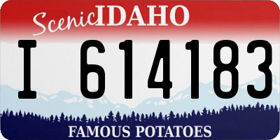 ID license plate I614183