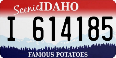 ID license plate I614185