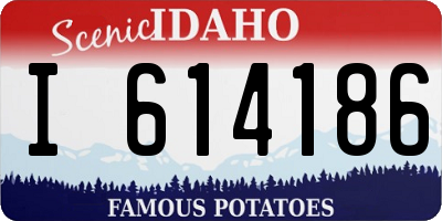 ID license plate I614186