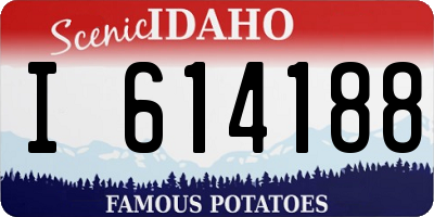 ID license plate I614188