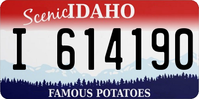 ID license plate I614190