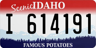 ID license plate I614191
