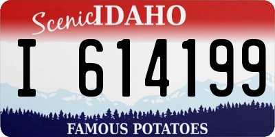 ID license plate I614199