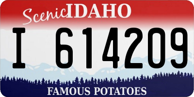 ID license plate I614209