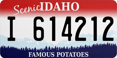 ID license plate I614212