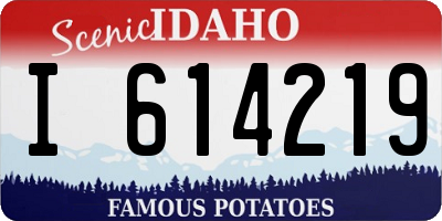 ID license plate I614219