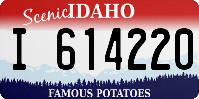 ID license plate I614220