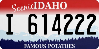 ID license plate I614222