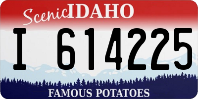ID license plate I614225