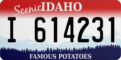ID license plate I614231