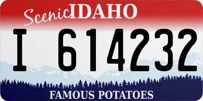 ID license plate I614232