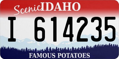 ID license plate I614235
