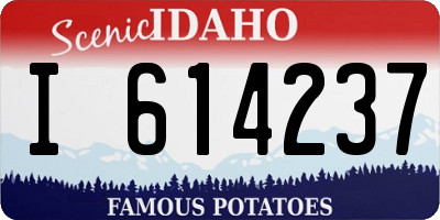 ID license plate I614237