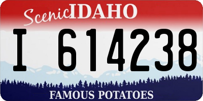 ID license plate I614238