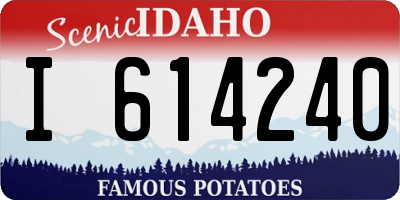 ID license plate I614240