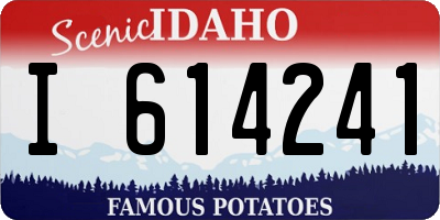 ID license plate I614241