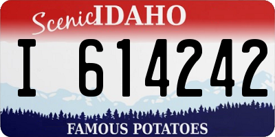 ID license plate I614242
