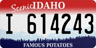 ID license plate I614243
