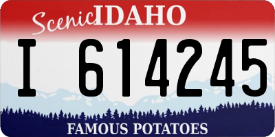 ID license plate I614245