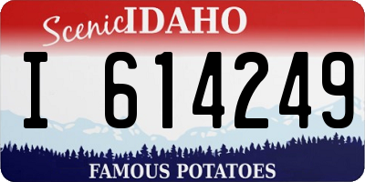 ID license plate I614249