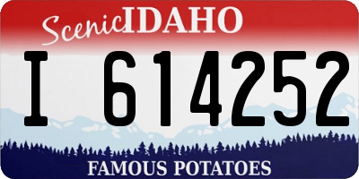 ID license plate I614252