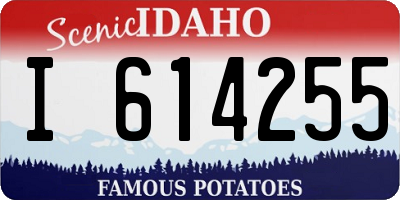 ID license plate I614255