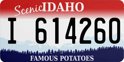 ID license plate I614260