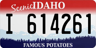 ID license plate I614261