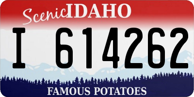 ID license plate I614262