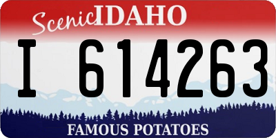 ID license plate I614263