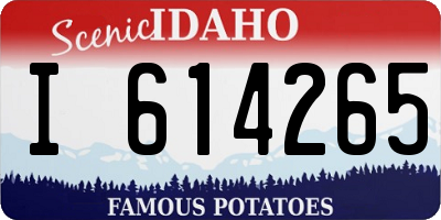 ID license plate I614265