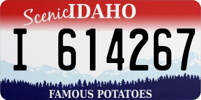ID license plate I614267