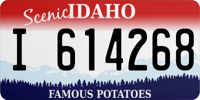 ID license plate I614268
