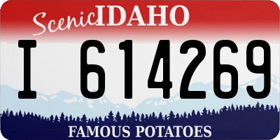 ID license plate I614269