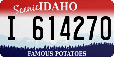 ID license plate I614270