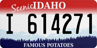ID license plate I614271