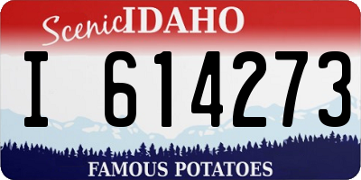 ID license plate I614273