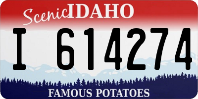ID license plate I614274