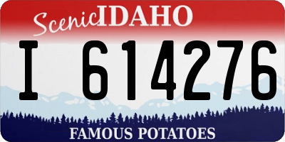 ID license plate I614276