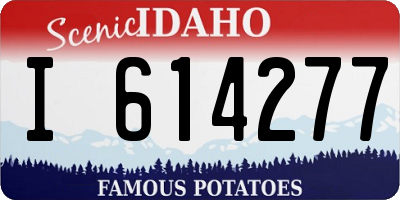 ID license plate I614277