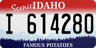 ID license plate I614280