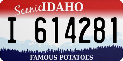 ID license plate I614281