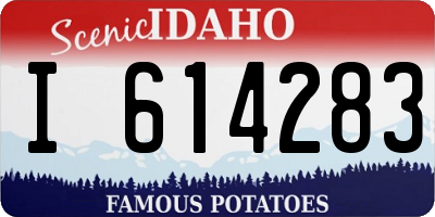 ID license plate I614283