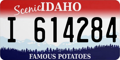ID license plate I614284