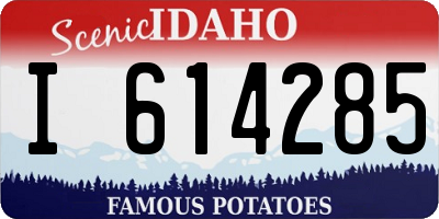 ID license plate I614285