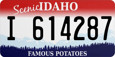 ID license plate I614287