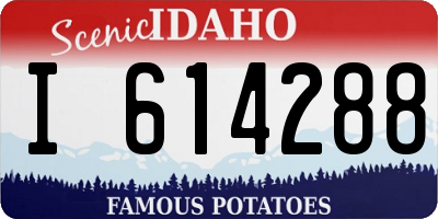 ID license plate I614288