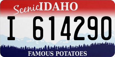 ID license plate I614290
