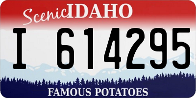 ID license plate I614295