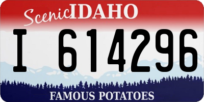ID license plate I614296